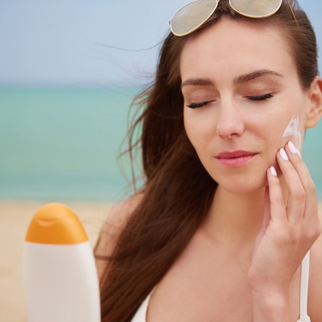 pemakaian sunscreen